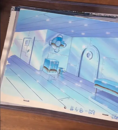 SpongeBob Squarepants hand painted production background from SB-129